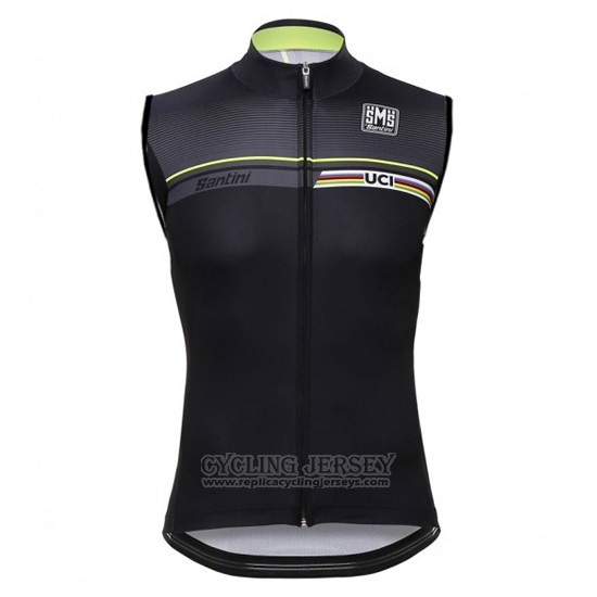 2016 Wind Vest Santini Black and Green